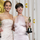 Illustration for article titled Anne Hathaway Would Like You To Stop Tearing the 'Beautiful, Talented,' Jennifer Lawrence Down